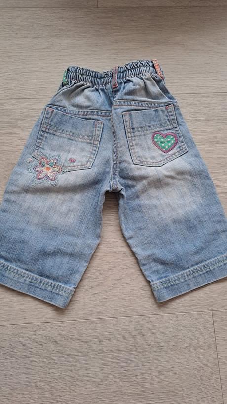 Dívčí džínové 3/4 kalhoty next, vel. 92, next,92