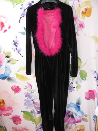 Maškarní kostým-overal kočka,