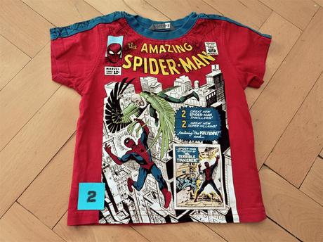 Triko 92 spiderman, h&m,92