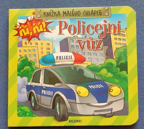 Knížka malého chlapce - policejní vozidlo,