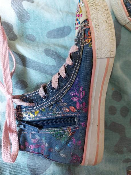 Tenisky květiny kamínky, 30