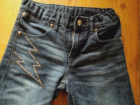 Dívčí slim džíny 128, h&m,128