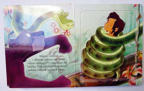 Kniha džunglí s puzzle, 