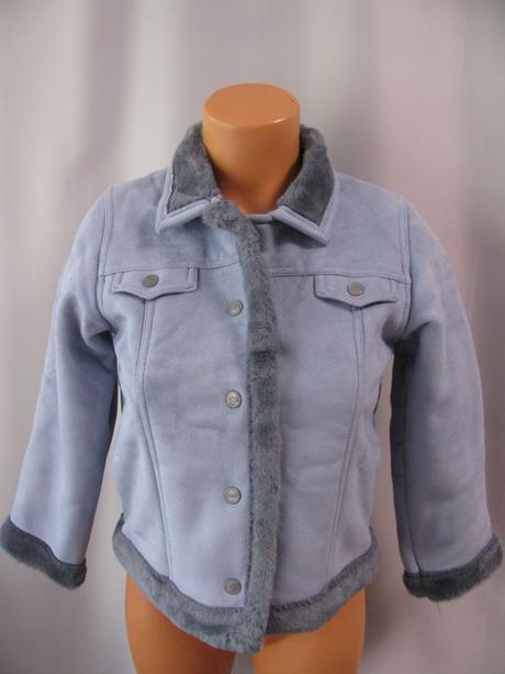 Zimní bunda ze syntetické broušené kůže-next, next,140