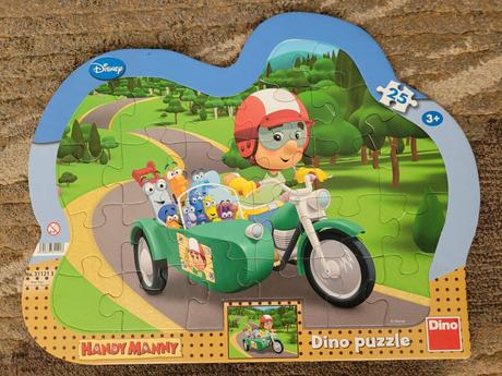 10x puzzle s bleskem mc queenem/cars,