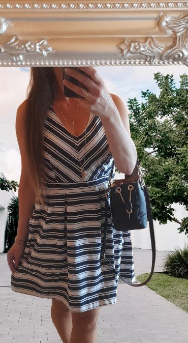 Camaïeu áčkové bavlněné šaty, camaieu,44