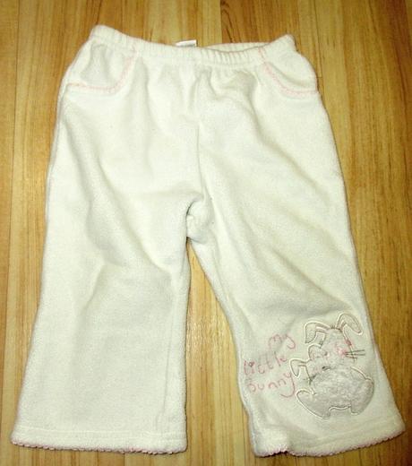 Flaušové kalhoty, next,80