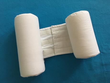 Polohovací válečky sim, bílá, 