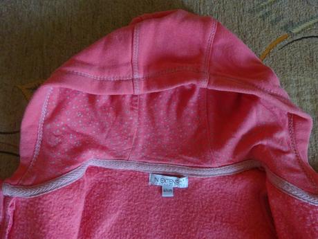 Mikina s kapucí na zip, vel. 62, in extenso,62