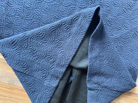 Modré šaty s plastickým vzorem, vel s, esprit, esprit,s