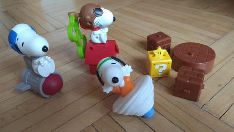 Snoopy_hračky z happy meals z mcdonalds, 