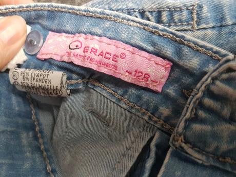 Dívčí džínová sukně, 128