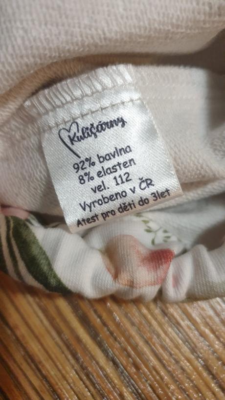 Balónková dlouhá mikina vel.110, 110