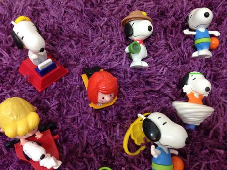 Figúrky z snoopy a charlie brown-peanuts vo filme, 