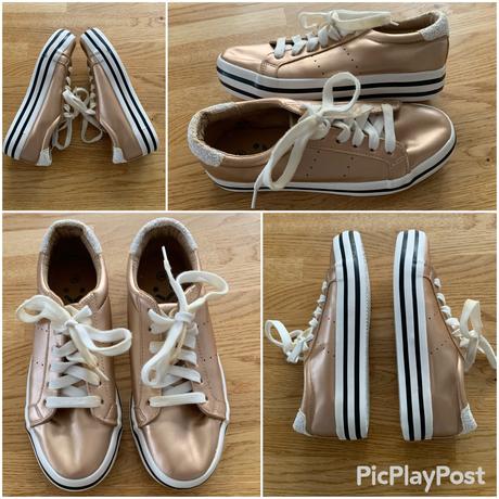 Boty & tenisky růžovo-zlaté u&me vel.36, 36