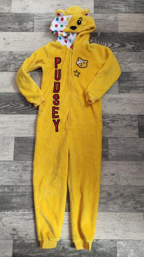 Overal medvídek neutrální teplý vel.128/134, george,128