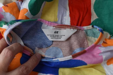 Šaty vel. 122/128, h&m,122