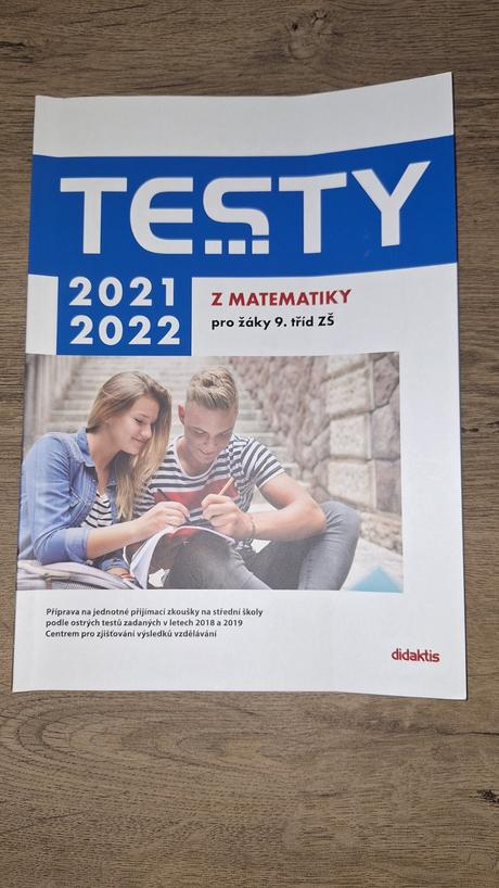 Testy 2021-2022 z matematiky pro žáky 9. tříd zš, 