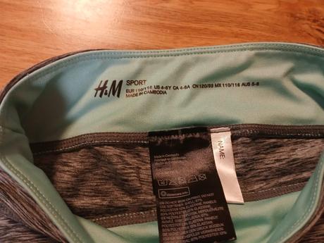 Sportovní komplet h&m, vel. 110/116, h&m,110