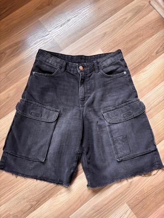 Riflové kraťasy, h&m,s