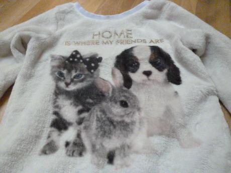 Hunatá zvířátková mikina vel. 2-4, h&m,98