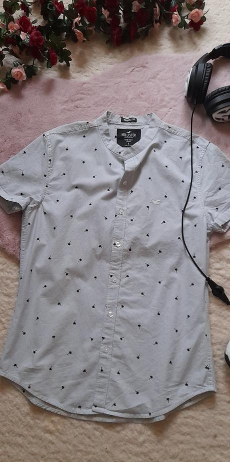 Hollister košile s krátkým rukávem muscle fit, hollister,s