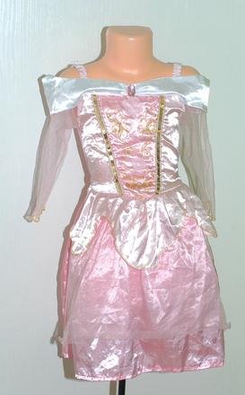 Karnevalové růžové šaty princezna 3-5 let, 