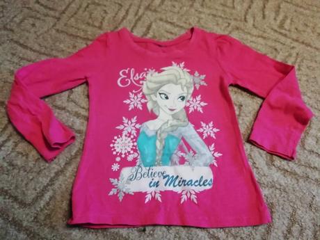 Bavlněné tričko s elzou vel.98-104, disney,98