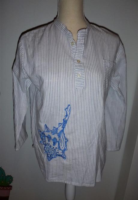 Košilová halena s mušlí - vel.m-l, m