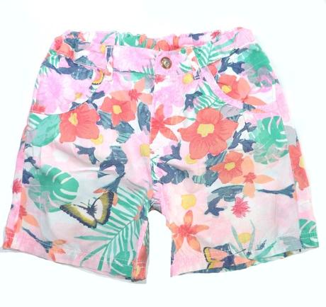 Plátěné bavlněné kraťasy s regulací,, h&m,128