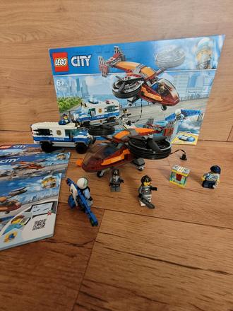 Lego city 60209 letecká policie a loupež diamantu, 