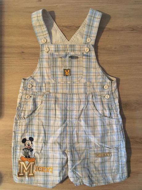 Laclové kalhoty s mickey mousem, disney,86