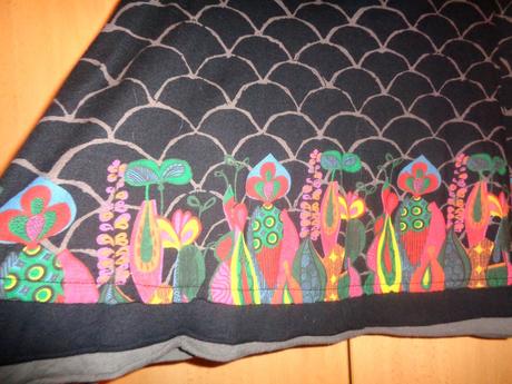 Černá sukně desigual, desigual,l