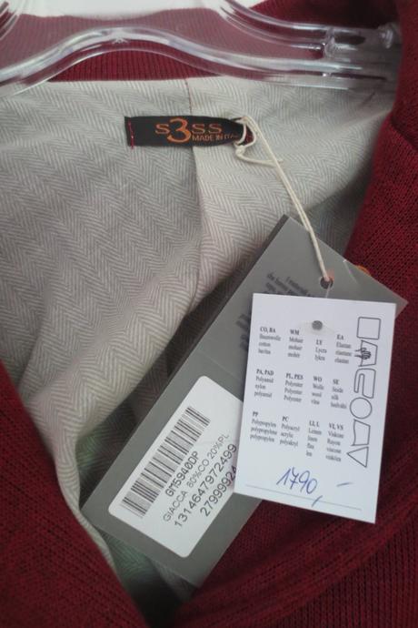 Pohodlné dámské sako - úplet, l