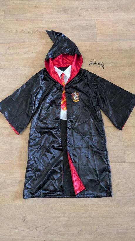 Ka479 karnevalový kostým harry potter na 7 - 9 let,