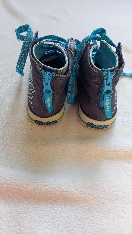 Kotníkové boty - tenisky, skechers,32