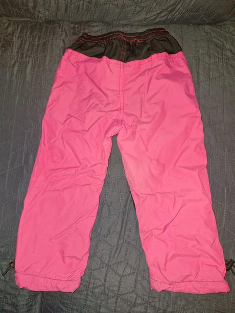 Zimní růžové zateplené kalhoty zn. kugo vel.98, kugo,98