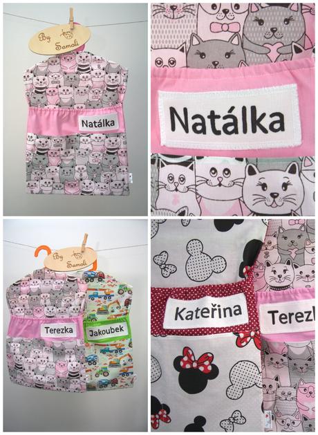 Kapsář nejen do školky + jmenovka,