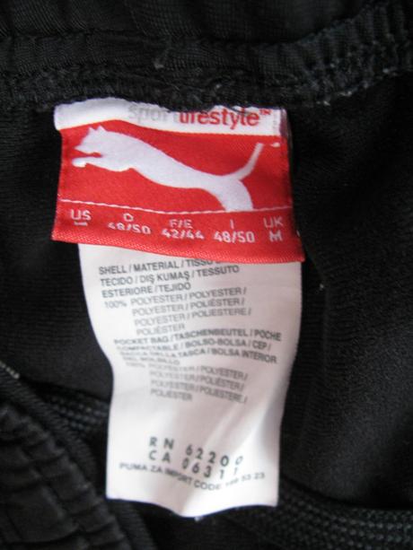 Elastické černé tepláky - puma, puma,m