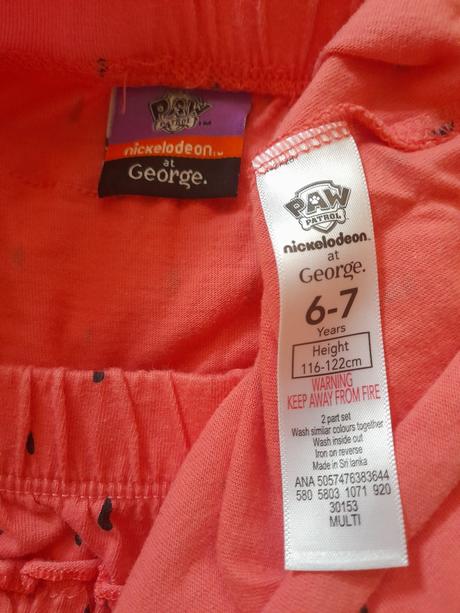 2 x sukně, george, tlapková patrola, vel 116/122, george,116