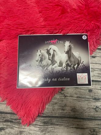 Desky na číslice koníci,