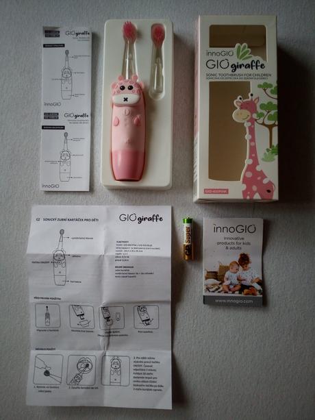 Kartáček gio giraffe sonic toothbrush,