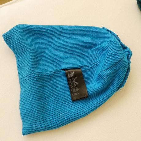 Cepice tyrkysovo-seda 110-128 h&m, h&m,110