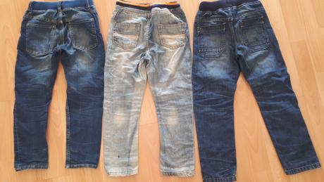 Měkké džíny, kalhoty, s vadou, vel. 116-122, coccodrillo,116