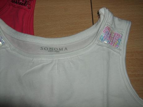 2 ks topy bez rukávov zn. sonoma, 104