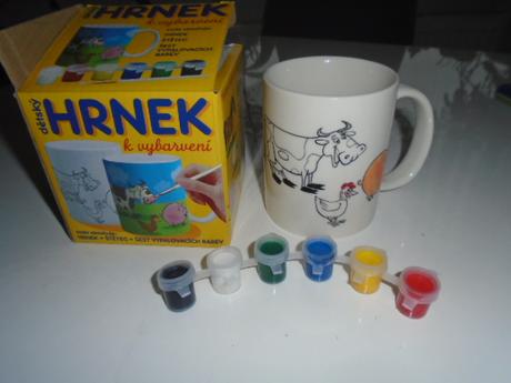 Hrnek malování zvířátka, 