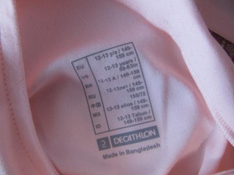 Sportovní dívčí elastické tričko, 158