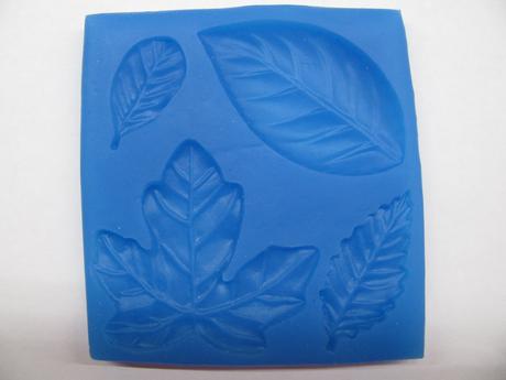Silikonová forma - 4 druhy lístků, 
