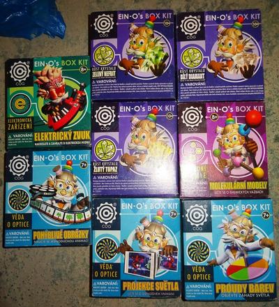 Cog ein-o věda optice,krystaly,elektro,chemie hry,