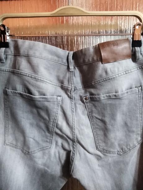 Šedé chlapecké  rifle, denim,170